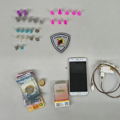 Adolescente com drogas é apreendido pela GCM em Aparecidinha