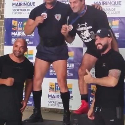 GCM conquista pódio em Copa de Supino e Levantamento Terra em Mairinque