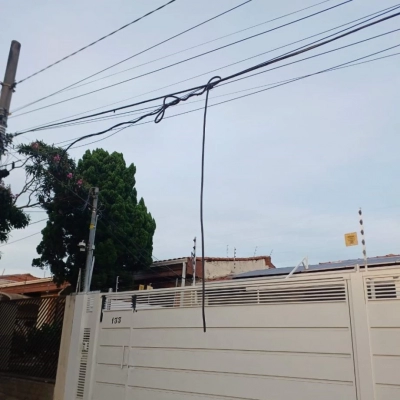 GCM flagra furto de cabo de telefonia próximo à sede da corporação na Zona Norte