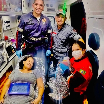 Socorrista do Samu realiza parto emergencial no Parque São Bento