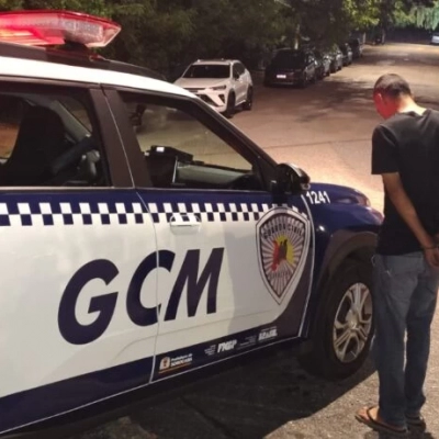 Homem é detido pela GCM após sua mãe acionar alerta do ‘Protege Mulher’