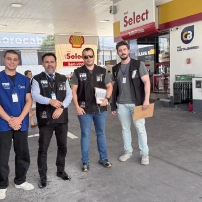 Procon Sorocaba fiscaliza 120 postos de combustíveis durante operação