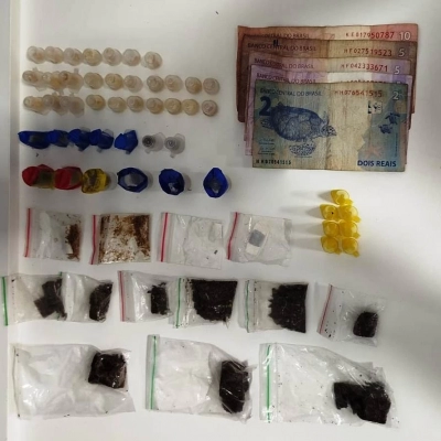 GCM detém rapaz por tráfico de drogas após tentativa de fuga em Brigadeiro Tobias