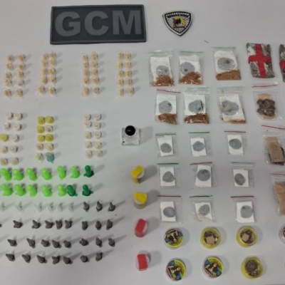 Guarda Civil Municipal apreende 201 porções de entorpecentes no Parque São Bento