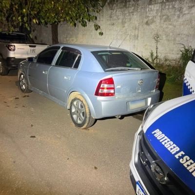 Veículo roubado é localizado pela GCM no bairro Chácaras Reunidas São Jorge