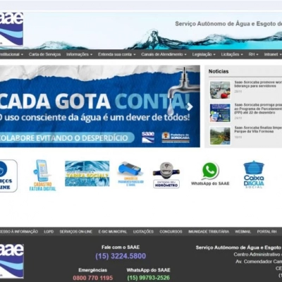 Saae/Sorocaba promove renovação de Agência Virtual de serviços on-line