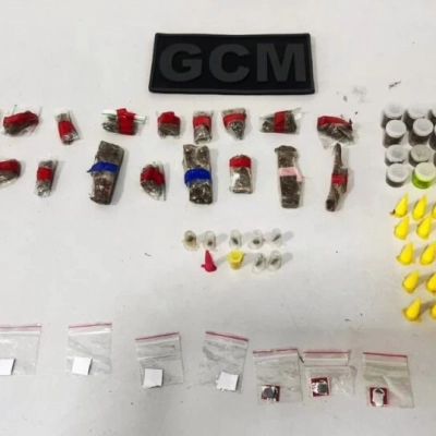 GCM apreende 123 porções de drogas no Parque São Bento