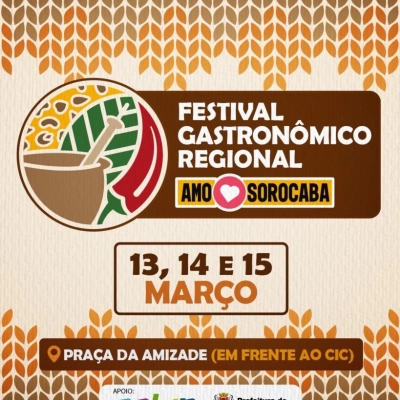 Festival Gastronômico Regional é atração na Praça da Amizade a partir de sexta-feira (13)