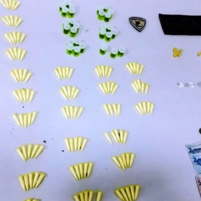 GCM apreende 281 porções de drogas durante patrulhamento no Éden