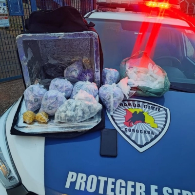 GCM apreende 3.665 porções de drogas no Jardim São Guilherme