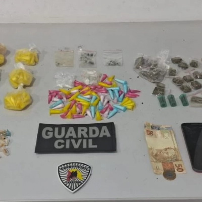 Guarda Civil Municipal detém rapaz por tráfico de drogas no Jardim Alegria