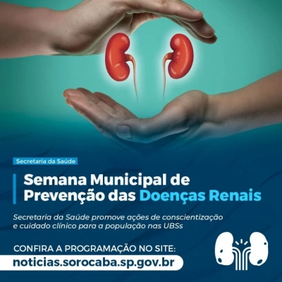Prevenção das Doenças Renais é tema abordado durante o mês de março nas UBSs