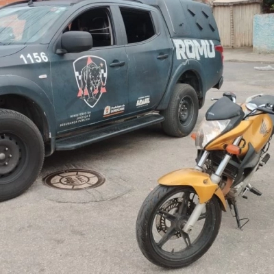 GCM localiza motocicleta furtada no bairro Nova Esperança