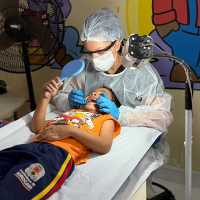 Especial – Dia Mundial da Saúde Bucal – Estudantes recebem orientação e cuidado na rede municipal