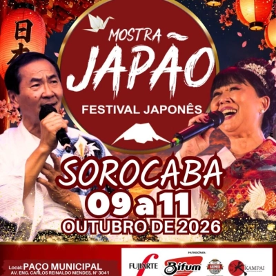 Mostra Japão acontece no Paço Municipal de Sorocaba de sexta a domingo (9 a 11)