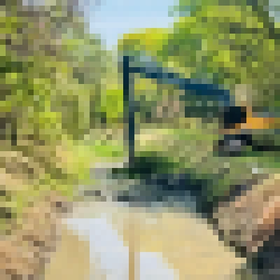 Saae/Sorocaba realiza limpeza e manutenção preventiva de córrego no Jardim Paulistano