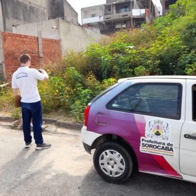 Mutirão de Fiscalização em terrenos nos bairros Laranjeiras e Paineiras geraram 25 notificações na última quinta-feira (29)
