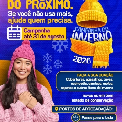 Fundo Social de Solidariedade de Sorocaba lança Campanha de Inverno 2026