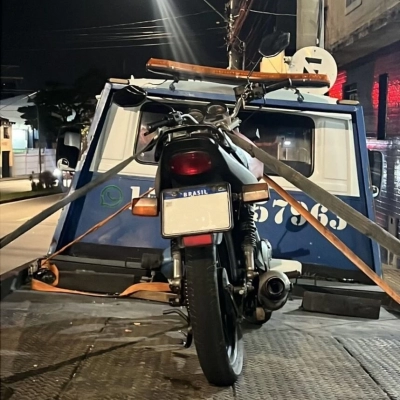 Motocicleta com placa adulterada é localizada pela GCM no Jd. Planalto