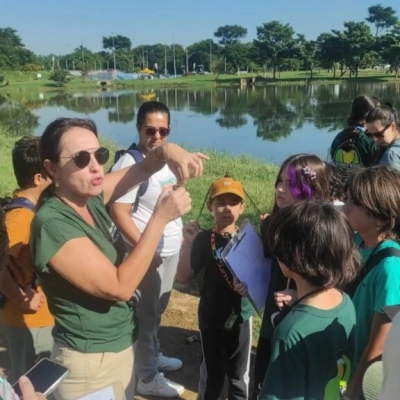 Coaves Kids registra 28 espécies de aves em passarinhada no Parque das Águas