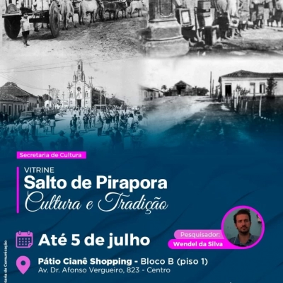 Exposição “Salto de Pirapora: Cultura e Tradição” pode ser conferida no Pátio Cianê Shopping até o dia 5 de julho