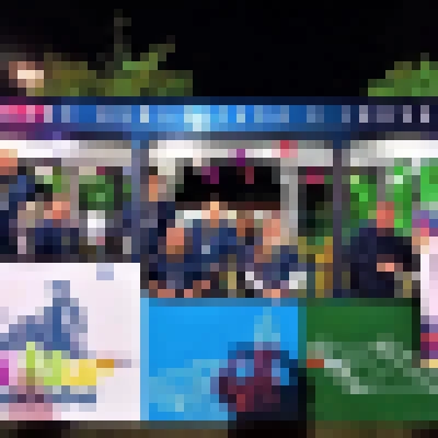 Ônibus do City Tour é exibido na Festa Julina de Sorocaba e oferece informações aos munícipes
