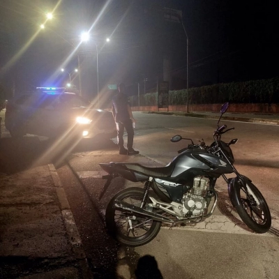 Motocicleta roubada é recuperada pela GCM no Centro da cidade