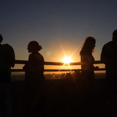 Terraço no 6º andar do Paço Municipal de Sorocaba vira espaço para contemplar o pôr do sol