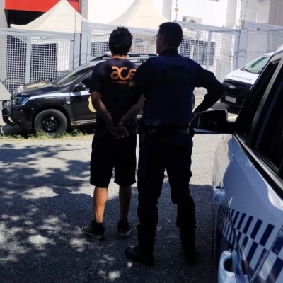 Homem é preso pela GCM após acionamento do aplicativo Protege Mulher