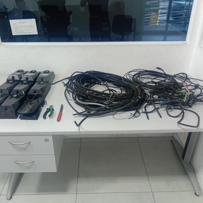 GCM detém dupla por furto de fiação de semáforos e recupera materiais