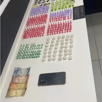 GCM apreende adolescente e mais de 450 porções de drogas no Jardim Novo Horizonte