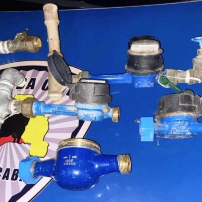 GCM prende homem após tentativa de invasão e furto de hidrômetros