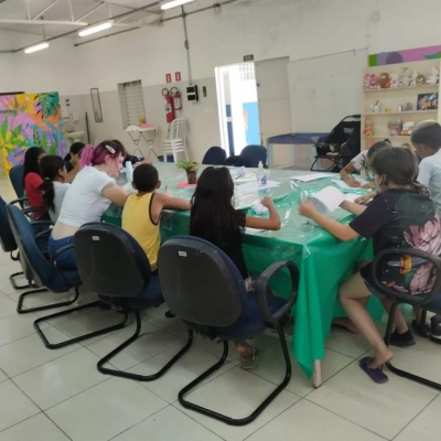 Prefeitura ofereceu oficina gratuita de Mangá no Cras Ana Paula Eleutério no mês de janeiro