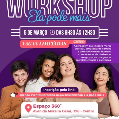 Secretaria da Mulher abre inscrições para workshop sobre transição profissional