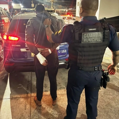 GCM prende acusado de furto de fiação elétrica no Jardim Ana Maria