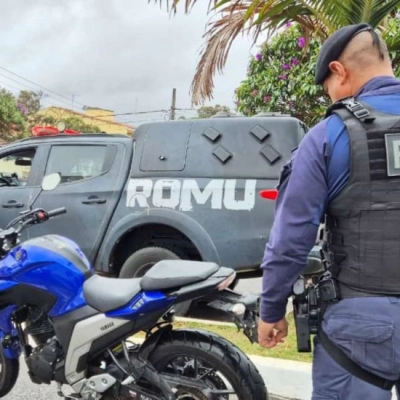 Motocicleta furtada é recuperada pela GCM na manhã desta terça-feira (18)