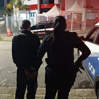 GCM detém suspeito após o descumprimento de medida protetiva