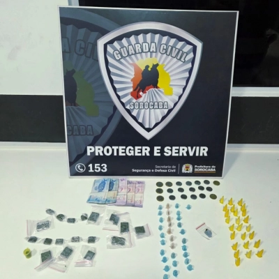GCM prende casal por tráfico de drogas no Parque Vitória Régia