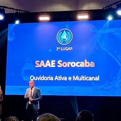 Saae/Sorocaba conquista 3º lugar em Ouvidoria na 1ª edição do Prêmio ARES-PCJ – Práticas de Destaque em Saneamento