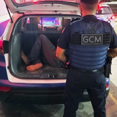 GCM presta apoio em prisão de acusado de furto no Parque das Águas