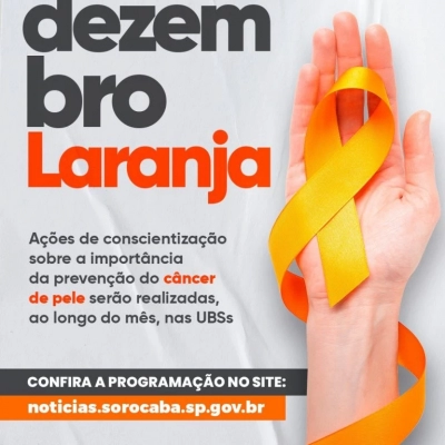 UBSs abordam campanha Dezembro Laranja em prevenção ao câncer de pele