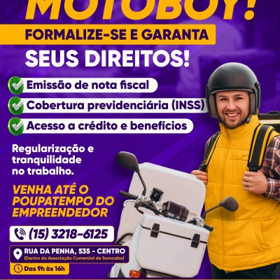 Prefeitura de Sorocaba orienta motoboys sobre formalização de MEI