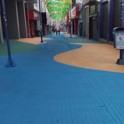 Centro de Sorocaba ganha cores temáticas para celebrar a Copa do Mundo