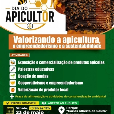 Programação especial comemora Dia do Apicultor no Campolim neste sábado (23)