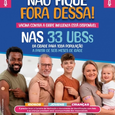 Prefeitura promove campanha de incentivo à vacinação contra gripe influenza