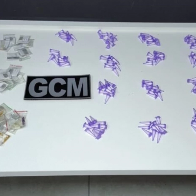 GCM apreende 285 porções de entorpecentes na Vila Carol