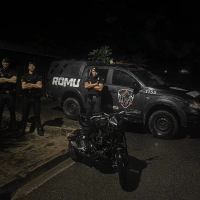 GCM localiza motocicleta roubada e detém suspeito durante patrulhamento na Vila Haro neste domingo (28)