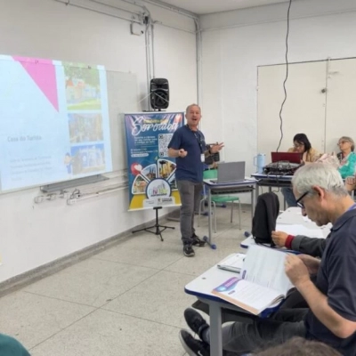“Turismo vai à escola” leva capacitação sobre atrativos de Sorocaba a educadores da Zona Norte