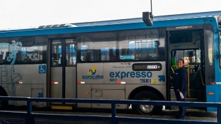 BRT Sorocaba transforma garagem de ônibus em ponto de cuidado com a saúde dos funcionários