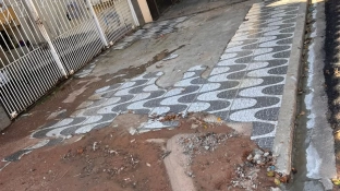 Morador da Zona Norte denuncia obra do SAAE inacabada em frente à residência